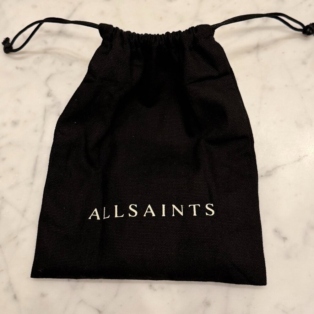 AllSaints Lena Hex Leather Zip Wallet - NWT - Picture 7 of 9